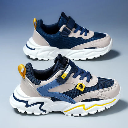 Boys' Summer Mesh Breathable Sneakers Anti-Skid Outdoor Tennis Shoes for Children Sport Running Size 28-39