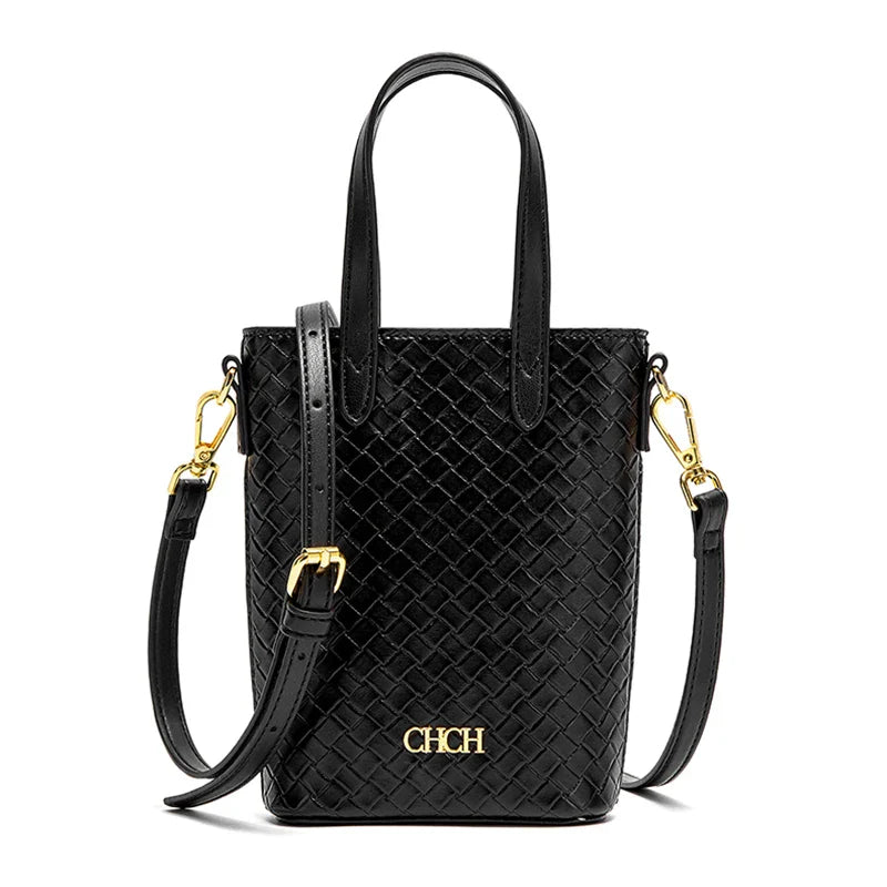 Women's Phone Bag 2025 New Black Simple Texture Women's Crossbody Bag Wallet