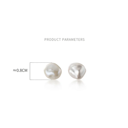 925 Sterling Silver Gentle Simple Nnatural Pearl for Women Luxury Piercing Earrings Wedding Fashion Charm Jewellery Gift