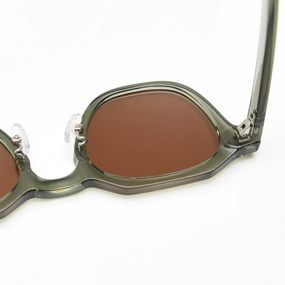 Sunglasses polarized male polygon orange green blue female sun glasses