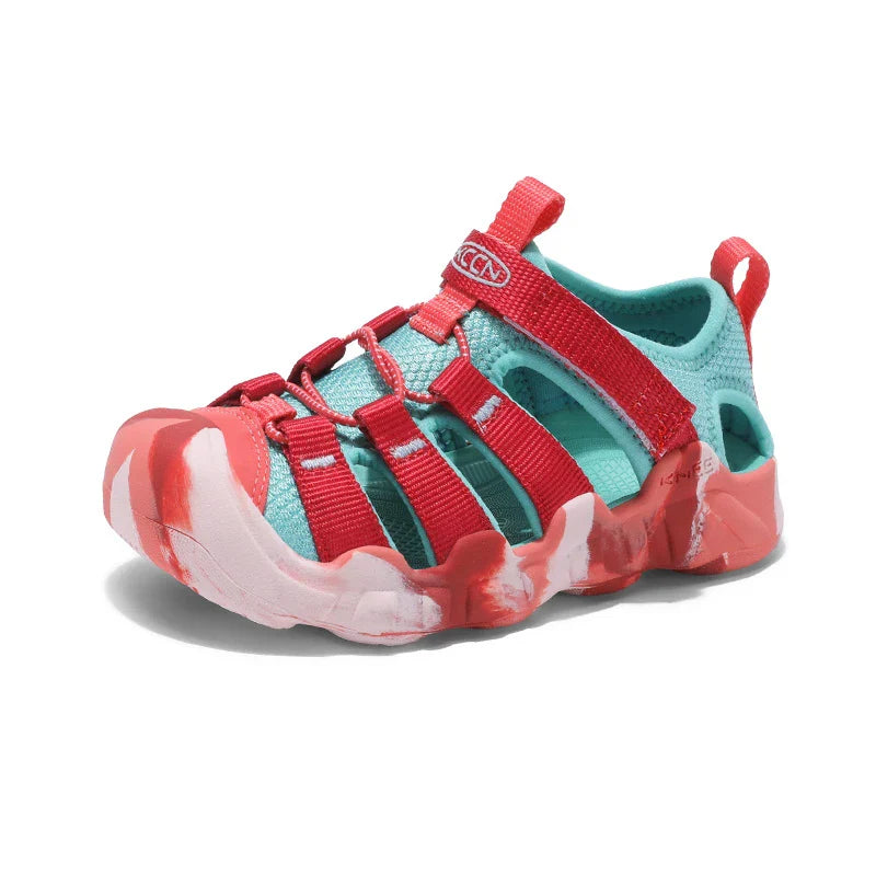 Children Sandals Boy Girls Barefoot Shoes Summer Luxury Design Kids Casual Sneaker Outdoor Beach Sports Sandals for Boy Girls