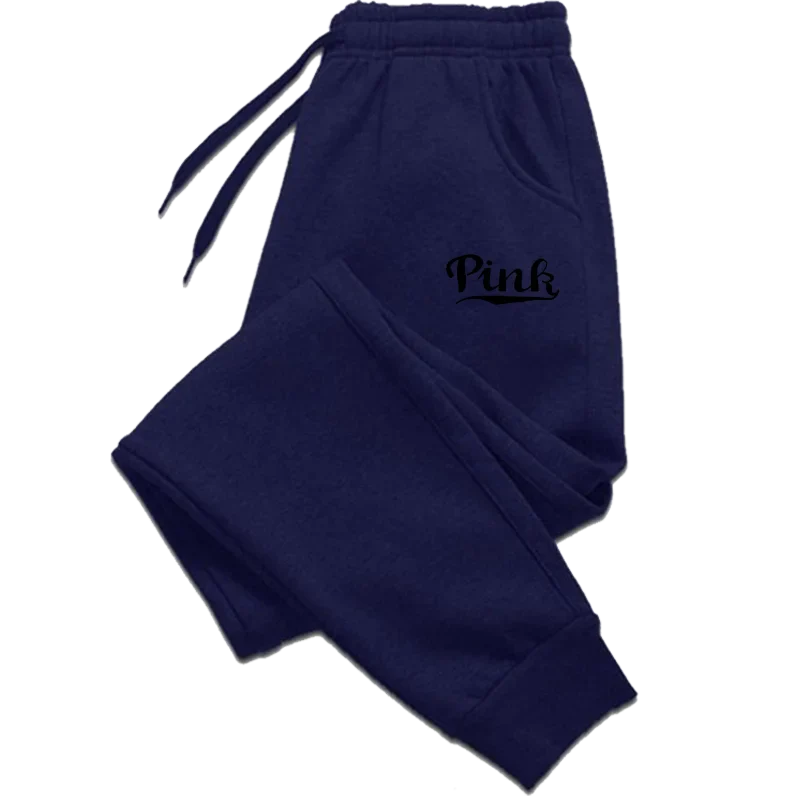 Pink Print Pants Women's Sports Pants