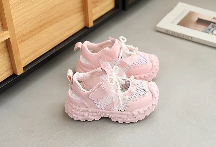Children's Fashion Sneakers Summer Breathable Sports Sandals Versatile Casual Shoes Kids Soft Soled Beach Shoes Basketball Shoes