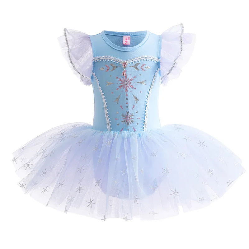 Girl Ballet Dancing Dress Party Fancy Sequined TUTU Dress Princess Girl Clothes Baby Girl Stage Shows Party Costumes
