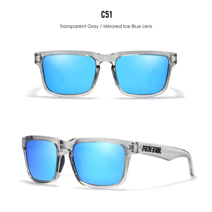 Sunglasses for Men Transparent Gray Frame Fashion Unisex Outdoor