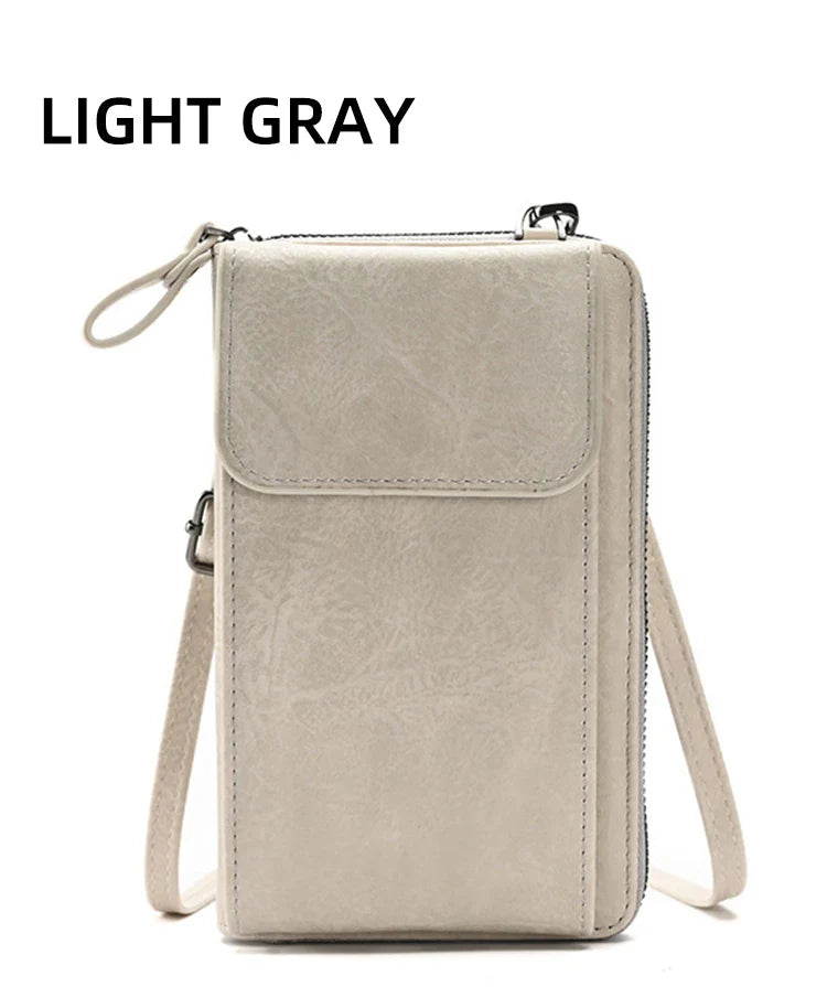 Fashionable single-shoulder bag, versatile crossbody bag, colorful mobile phone bag, large-capacity coin purse