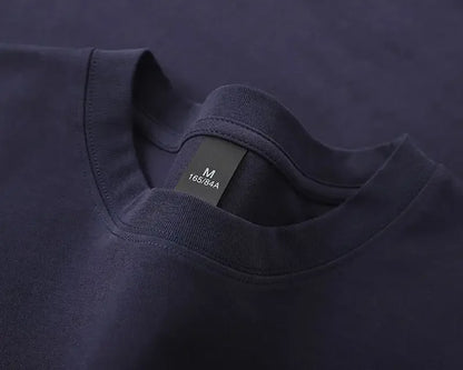 600grams 100% Cotton Men Oversized Heavyweight T Shirt Summer Women Short Sleeve Top Casual Men's Tees