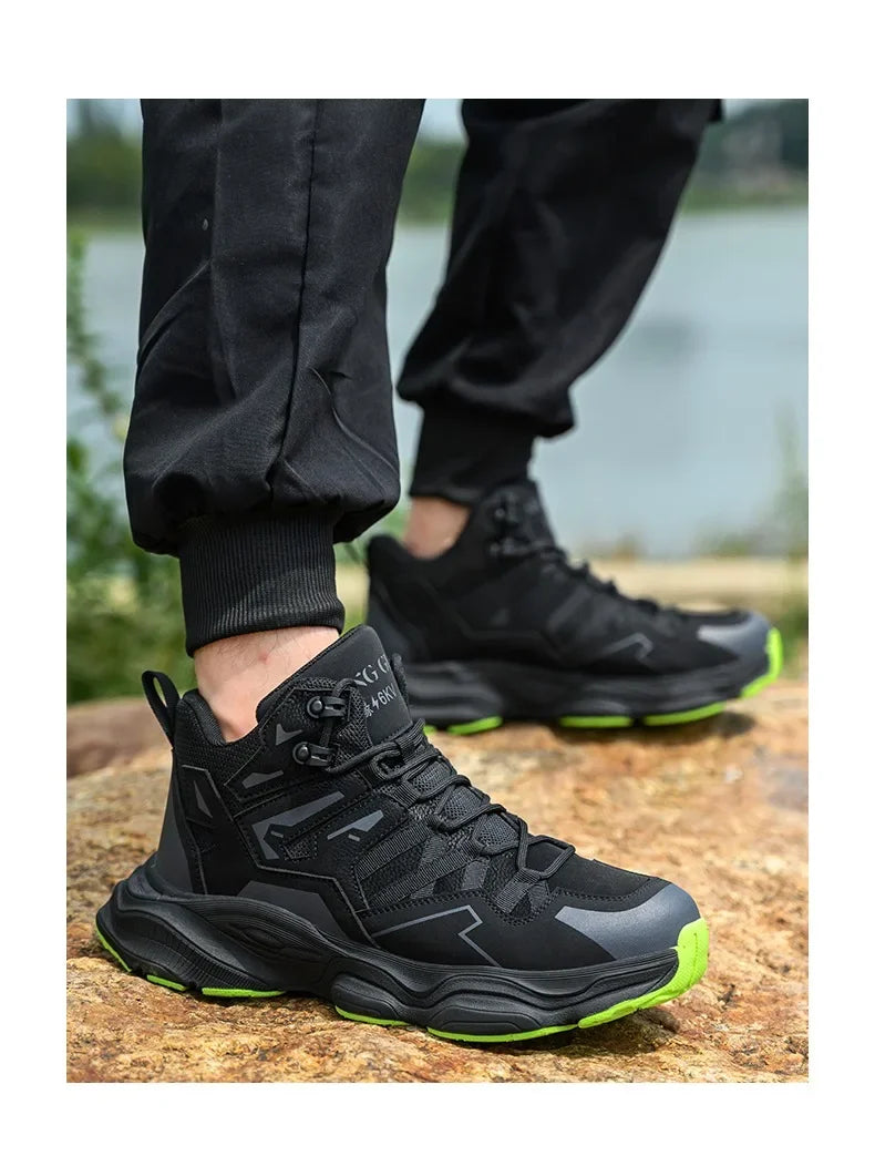 Work Sneakers Steel Toe Shoes Puncture-Proof Work Shoes Boots Fashion Indestructible Footwear Security Men Safety Shoes