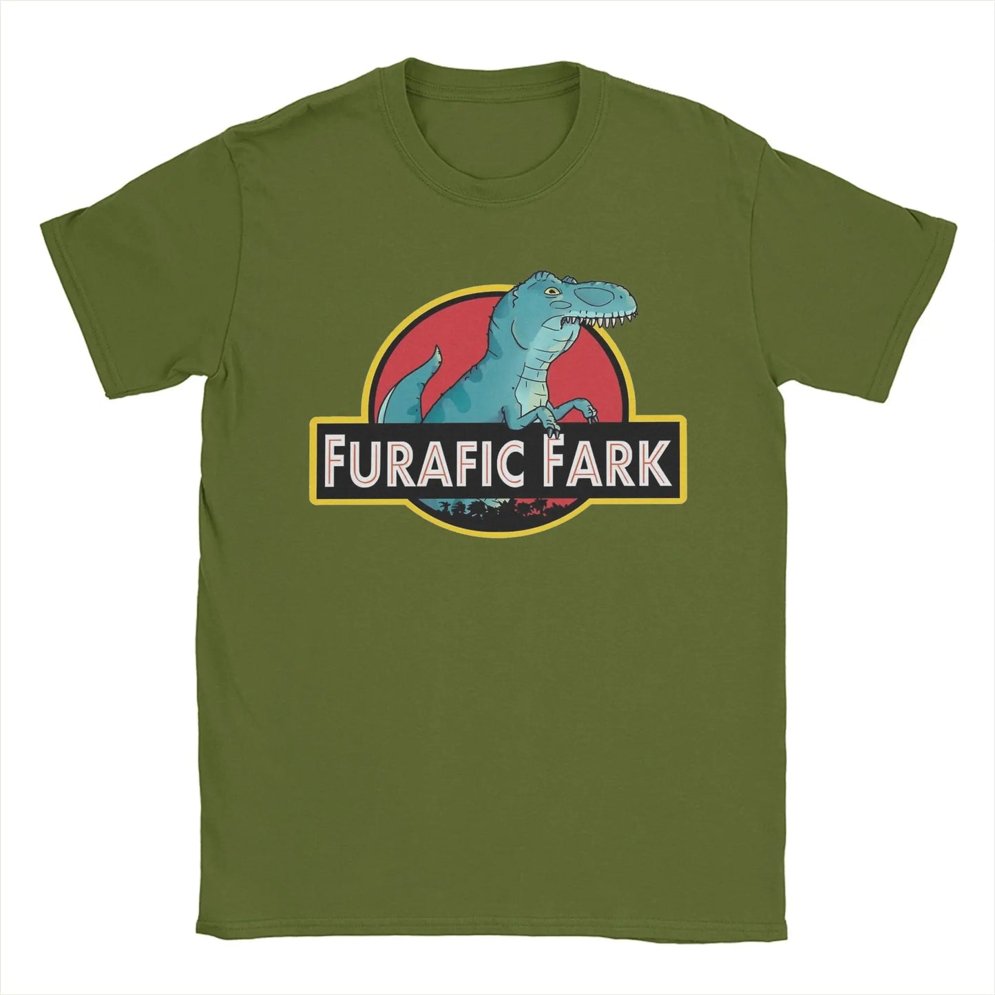 Men Furafic Fark 2 T Shirts Meme Pure Cotton Clothing Unique Short Sleeve Crewneck Tees Plus Size T-Shirts