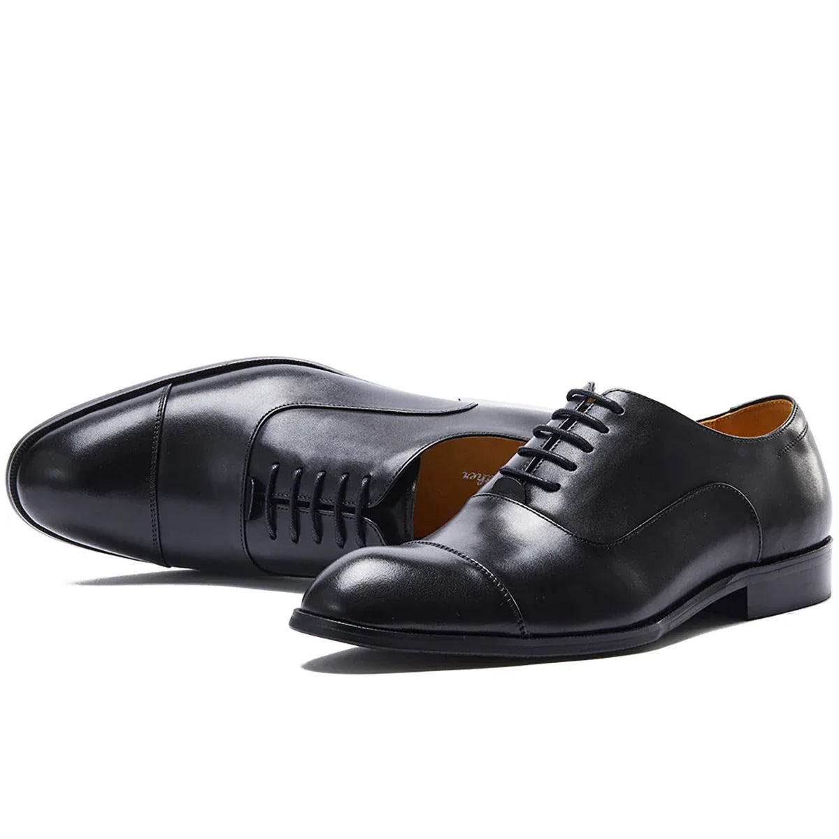 Leather Oxford Dress Shoes British Retro Formal Business Wedding Derby Shoes