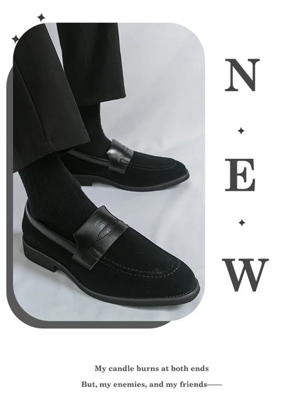 Men's Dress Shoes Classic Slip On Casual Business Loafers For Men High Quality Party Social Leather Shoes Man Formal Loafers