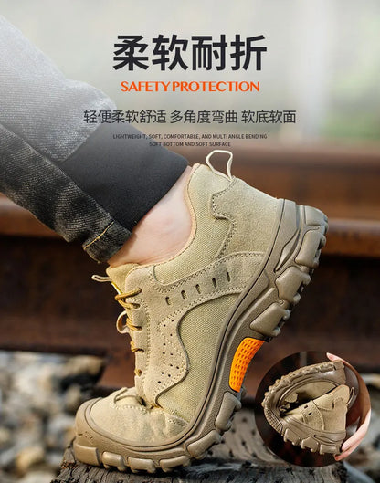 Anti-smashing Anti-piercing Light Work Just Baotou Men's Protective Electric Welding Labor Insurance Shoes