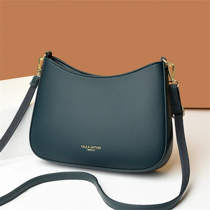High Quality Underarm Shoulder Bags for Women 2024 Solid Color New Texture Leather Crossbody Bag Luxury Designer Handbags Sac