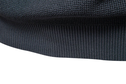 Raglan Sleeve Polo Shirt Men Henley Collar Solid Color Long Sleeve Heavyweight Cotton Business Casual Autumn Winter