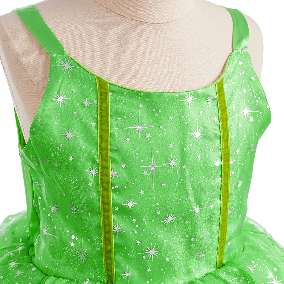 Fantasia Infantil Belle Menina Halloween Princesa Vestido Cosplay Festa Crianças Rapunzel Cinderela Anna Elsa Encanto Roupa de Aniversário