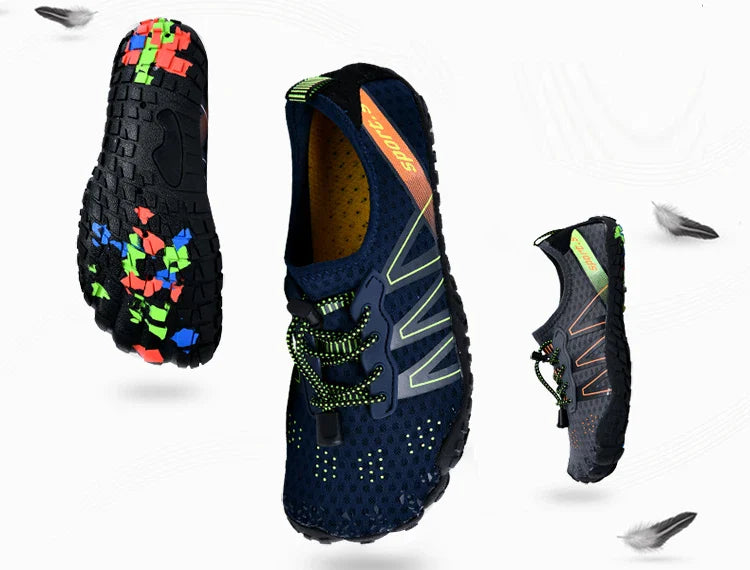 Unisex Barefoot Shoes Outdoor Men Training Running Shoes Quick-drying Swimming Aqua Shoes Lightweight Women Casual Fitness Shoes