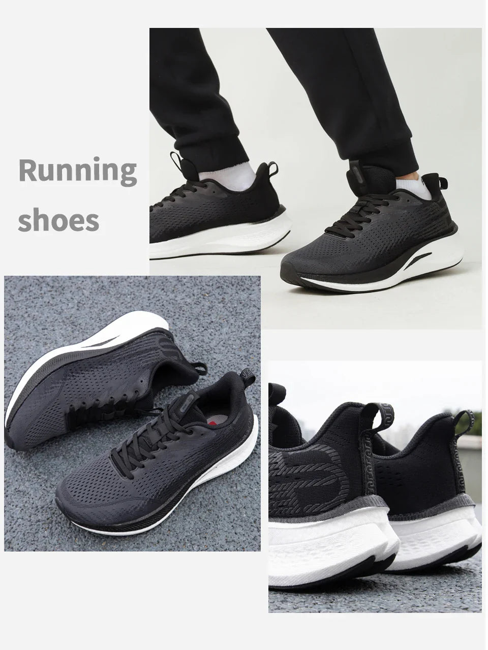 Men Jogging Sports Shoes Carbon Plate Professional Cushioning Sneakers Male Outdoor Breathable Non Slip Running Shoes