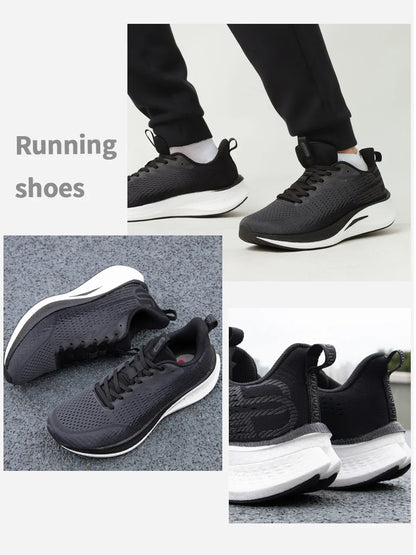Men Jogging Sports Shoes Carbon Plate Professional Cushioning Sneakers Male Outdoor Breathable Non Slip Running Shoes