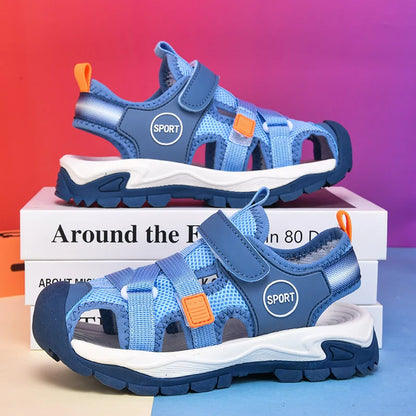 Fashion Boys Sandals Children Summer Shoes Sneaker Non-slip Closed Toe Water Shoes Outdoor Walkingsports Sandal for Boy Shoes