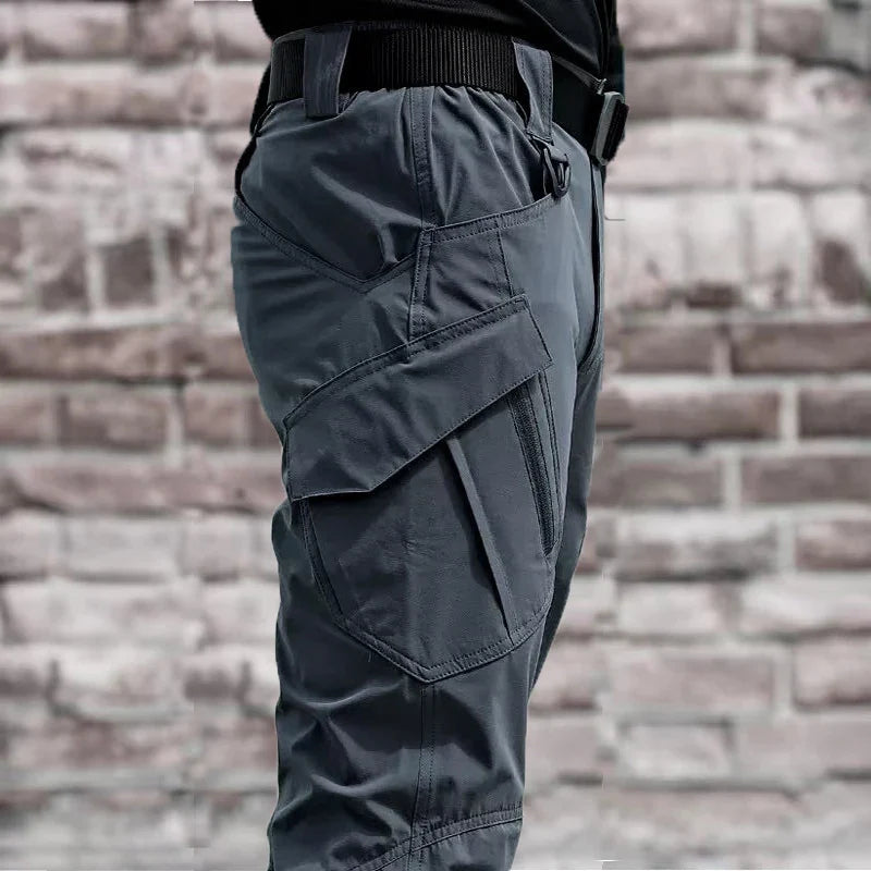 Cargo Pants Men's Outdoor Waterproof Combat Military Trousers Work Joggers Hiking Camping Climbing Elastic 5XL
