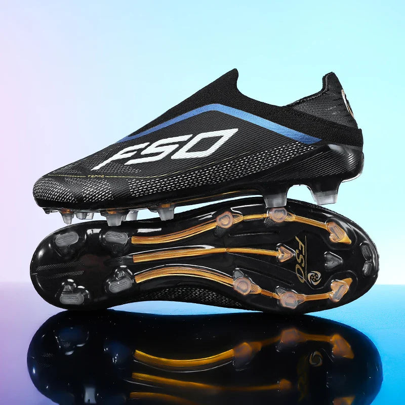 New Men Football Boots Non-Slip Boys Cleats Hot-selling Soccer Shoes Grass Outdoor Match Sneakers High-quality High-top Light