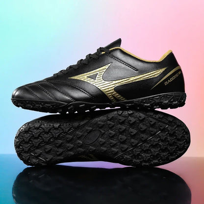 Men Football Boots Soccer Shoes Breathable Professional Turf Outdoor Non-slip Long Spikes Adult Ultralight Training Futsal