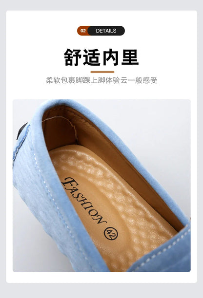 2025 Novos Sapatos Gorro Feitos à Mão Masculinos de Luxo Leve Estampa Crocodilo Tendência Mais Fácil de Combinar Slip-On Loafers Preguiçosos Sapatos da Moda para Dirigir Masculinos e Femininos