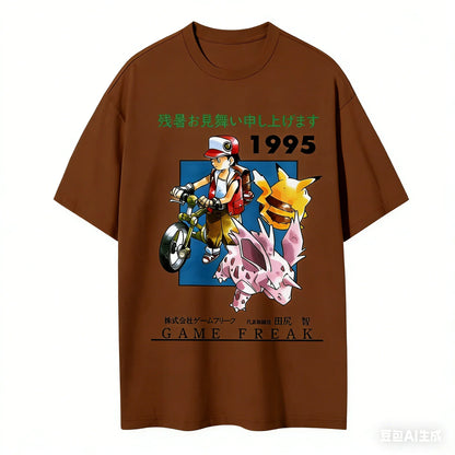 Anime Graphic T Shirt Man Women Casual Cotton Short Sleeve Tee Top Y2k Streetwear Print Clothing
