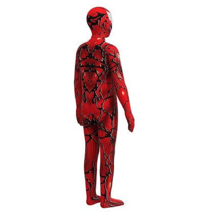 Kids Venom: Let There Be Carnage Carnage Cosplay Costume Bodysuit Jumpsuit Halloween Carnival Suit Party Dress