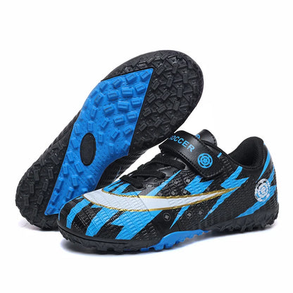 New Kids Soccer Shoes TF School Football Boots Boys Girls Cleats Grass Sneakers Child Outdoor Athletic Training Sports Footwear