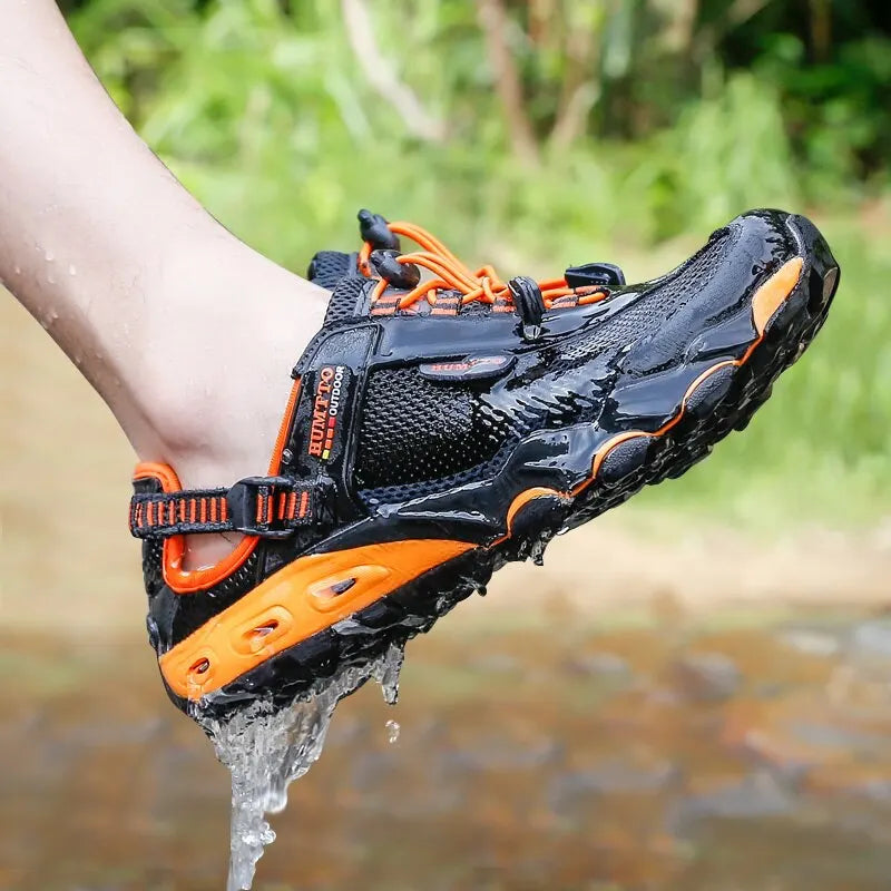 Summer Wading Hiking Shoes for Men Outdoor Man Sneakers Breathable Quick Drying Sports Trekking Beach Barefoot Mens Shoes