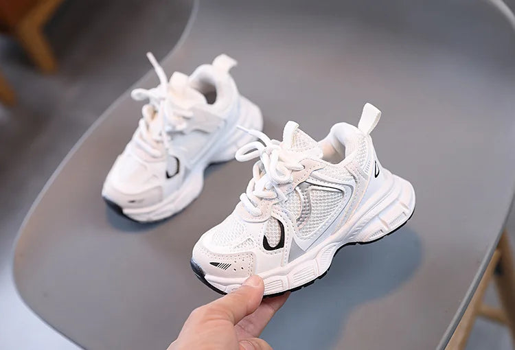 Children's Sports Casual Shoes for Boys and Girls Breathable Mesh Running Shoes Kids Basketball Shoes Lightweight Comfortable