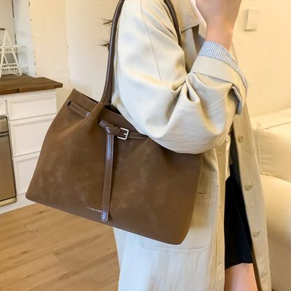 Retro Underarm Bag for Women, New Trendy Fashion, Casual Commuter Tote Bag, Large Capacity Shoulder Bag
