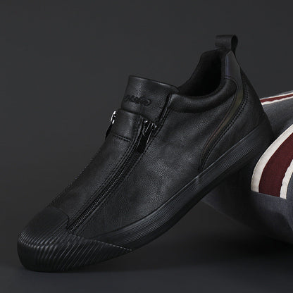 Men's Trendy Sneakers Leather Soft Sole Men Shoes Size 38-44