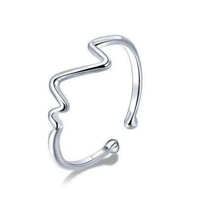 925 Sterling Silver European Simple CZ Ear Buckles Heart Hoop Earrings for Women Wedding Gift Minimalism Jewelry E737