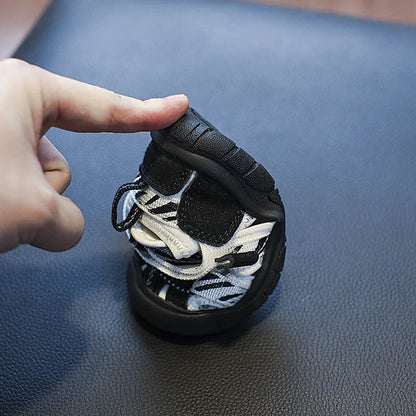 Summer Baby Sandals Boys Breathable Camouflage Sandals Girls Cool Hollow Shoes For Summer Kids Beach Sandals