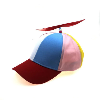 Hat Helicopter Propeller Adventure Dad Hat Rainbow Bamboo Dragonfly Baseball Cap For Adult Kids Boys Girls