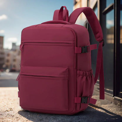 Cross-Border Travel Backpack for Men and Women, Large Capacity Shoe Compartment Luggage Bag, Computer Business Bag, Student School Bag, Commuting Bag