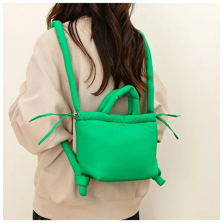 Colorful Nylon Small Square Shoulder and Crossbody Bags Super Cool Simple Versatile Handbags for Women 2024 Casual Hot Sale