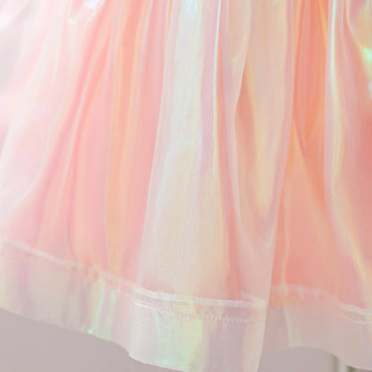 Vestido de Verão para Meninas Madrinhas Roupa Elegante Batizado Casamento Princesa Festa para Menina Gala Laço Aniversário Roupa Infantil