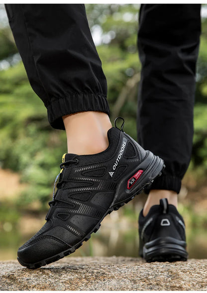 Sapatos de Caminhada Masculinos e Femininos Impermeáveis para Exteriores Tênis de Treino com Cadarço para Escalada Trekking Tênis de Montanha para Caminhada e Caça Tênis Táticos