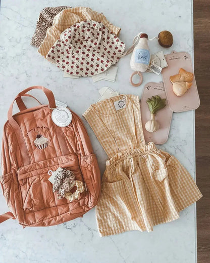 Baby Backpack Parent-child Kids Schoolbag Kindergarten Bags Brand Traveling Cherry Children's Boys Girls Mom Storage