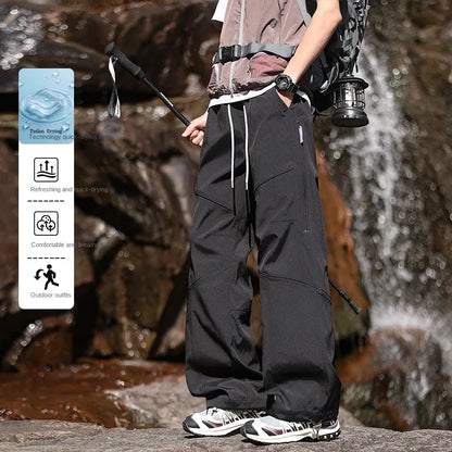 Work Pants Man Cargo Pants Man Spring New Tactical Waterproof Outdoor Hiking Combat Utility Trousers For Men