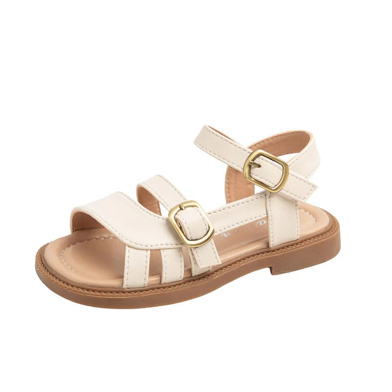 Children's Summer Sandals Hollow-out Woven Fashion Girls Beach Sandals Simple Fashion Kids Causal Flats Shoes Size 26-36