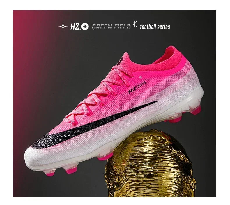 New Men Football Boots Futsal Cleats Unisex Soccer Shoes Hot Sale High-quality Professional Women Ultralight TF/FG Sneakers