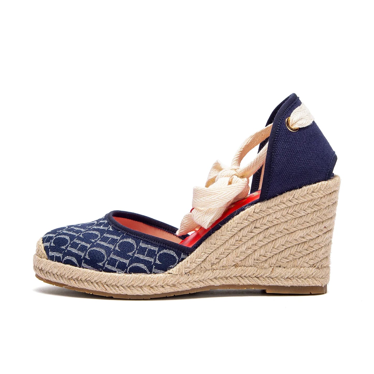 Women's Sandals 2025 New Hemp Bottom Slope Heel Sandals Comfortable and Breathable Holiday Beach Women's Shoes 8CM