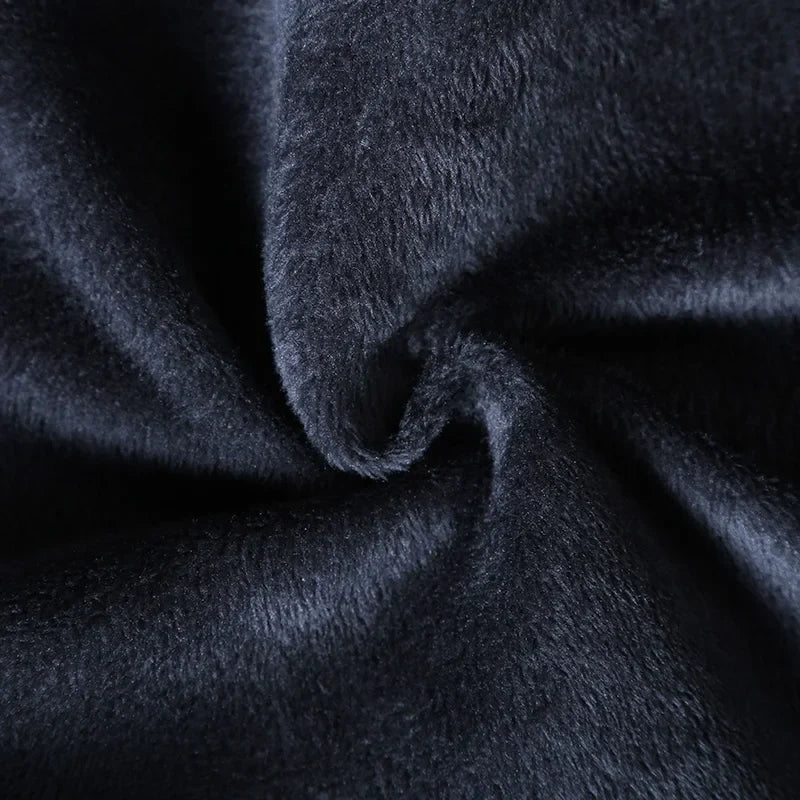 Winter Men Brand Fleece Pants Warm Cotton Business Thick Suit Casual Trousers Male Plush Formal Wear Pants 28-40
