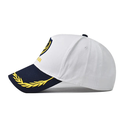 Men Women Baseball Caps Nautical Marine Sailor Navy Captain Hats Adjustable Cotton Hat for Party Performance Costume Cosplay Y2K