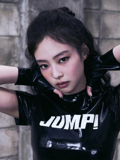 Summer New Trend T-Shirts Women Letter Print Reflection Design Short Sleeve Hot Girls High Street Style Crop Tops