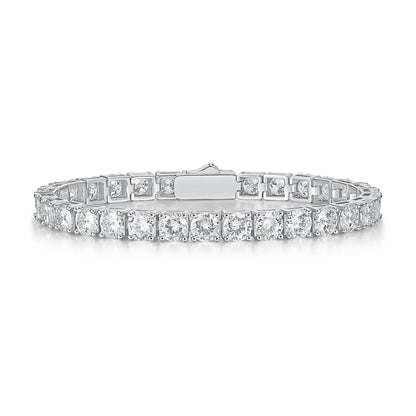 2024 New In GRA Certified 3/4/5/6.5MM White Full Moissanite Tennis Bracelet for Women Men 925 Silver Diamond Link Bracelets